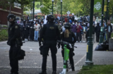 Protesters storm library at Portland State University